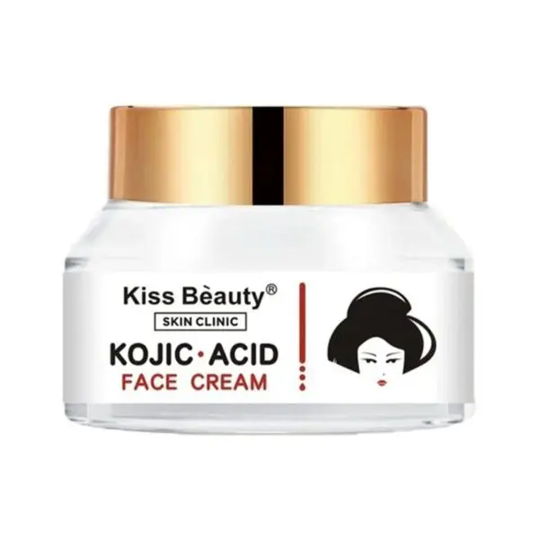 Kiss Beauty Crema Facial con Ácido Kojic para Piel Radiante y Uniforme Skin Clinic
