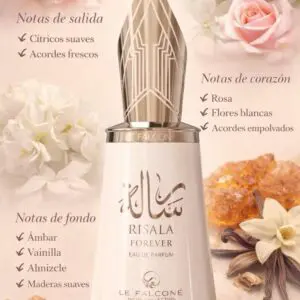 Le Falcone Risala le falcone Forever EDP 100 ml - Perfume Floral-Ambarado Elegante para Mujeres Elegantes y Ocasiones Especiales - Imagen 5