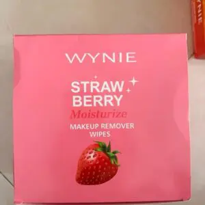 Wynie Toallitas Desmaquillantes con Aroma a Fresa 30 Unidades Hidratantes para Retirar Maquillaje - Imagen 3