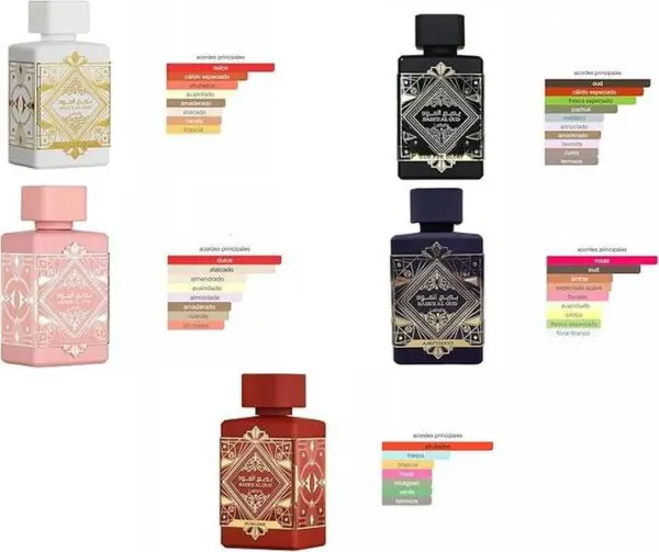 Lattafa Badee Al Oud Collection Set 5 Mini EDP 5ml