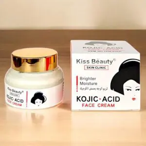 Kiss Beauty Crema Facial con Ácido Kojic para Piel Radiante y Uniforme Skin Clinic - Imagen 2