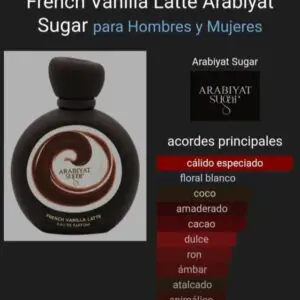 Arabiyat Sugar French Vanilla Latte 100ml - Imagen 2