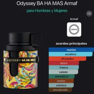 Armaf Odyssey Ba Ha Mas EDP 100ml - Imagen 4