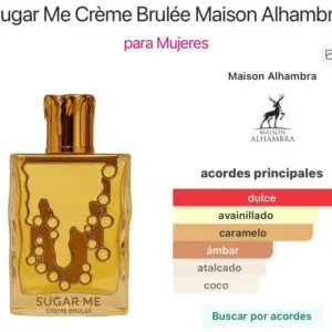 Maison Alhambra Creme Brulee Sugar Me EDP 100ml - Imagen 6