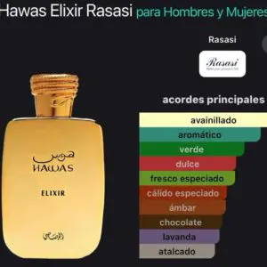 Hawas Elixir Rasasi 100ml EDP - Imagen 4