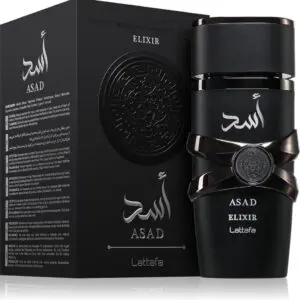 Asad Elixir Lattafa 100ml – Elixir Específico para Uso Diario, 100ml