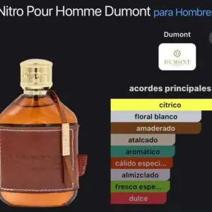 Dumont Nitro Pour Homme Limited Edition Extrait 100ml - Imagen 4