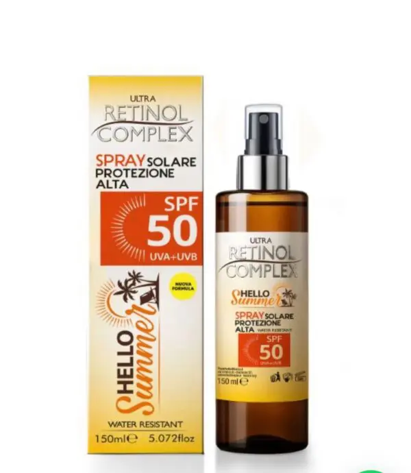 01 Spray Solar SPF 50 UVA 150ml Retinol Complex