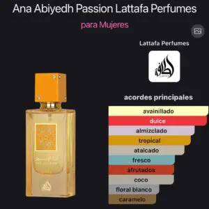 Ana Abiyedh Passion Lattafa EDP 100ml - Imagen 4