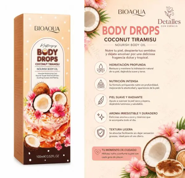 Aceite corporal concentrado BioAqua 100ml
