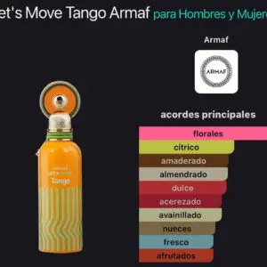 Armaf Lets Move TANGO 100ml EDP - Imagen 5