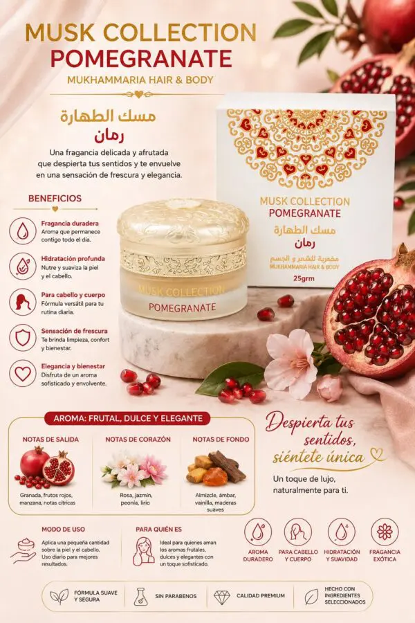 musk pomegranate Musk Pomegranate Hair & Body 100ml