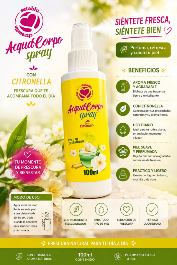 ChatGPT Image 13 ago 2026, 20_57_09 Aqua Spray Citronella Setablu100 ml