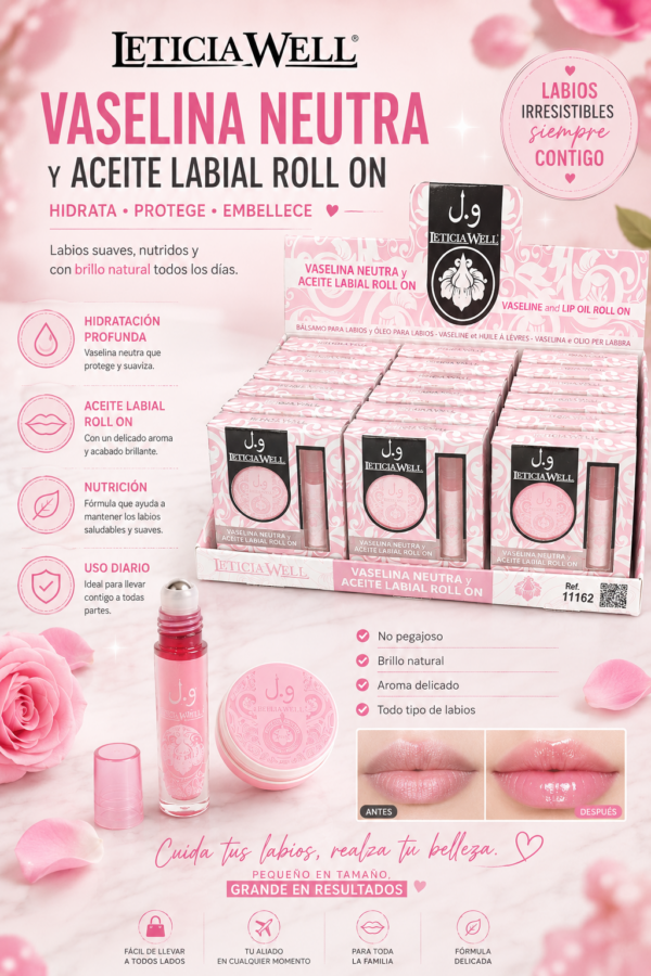 vaselina y labial rosa 1 Vaselina y Labial Rosa